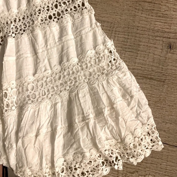 Free People Creul Intentions Dress in White- 0,2,12 - Picture 6 of 12